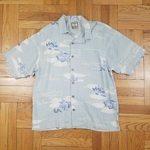 Vintage TOMMY BAHAMA Hawaiian Shirt 100% Silk Sz M